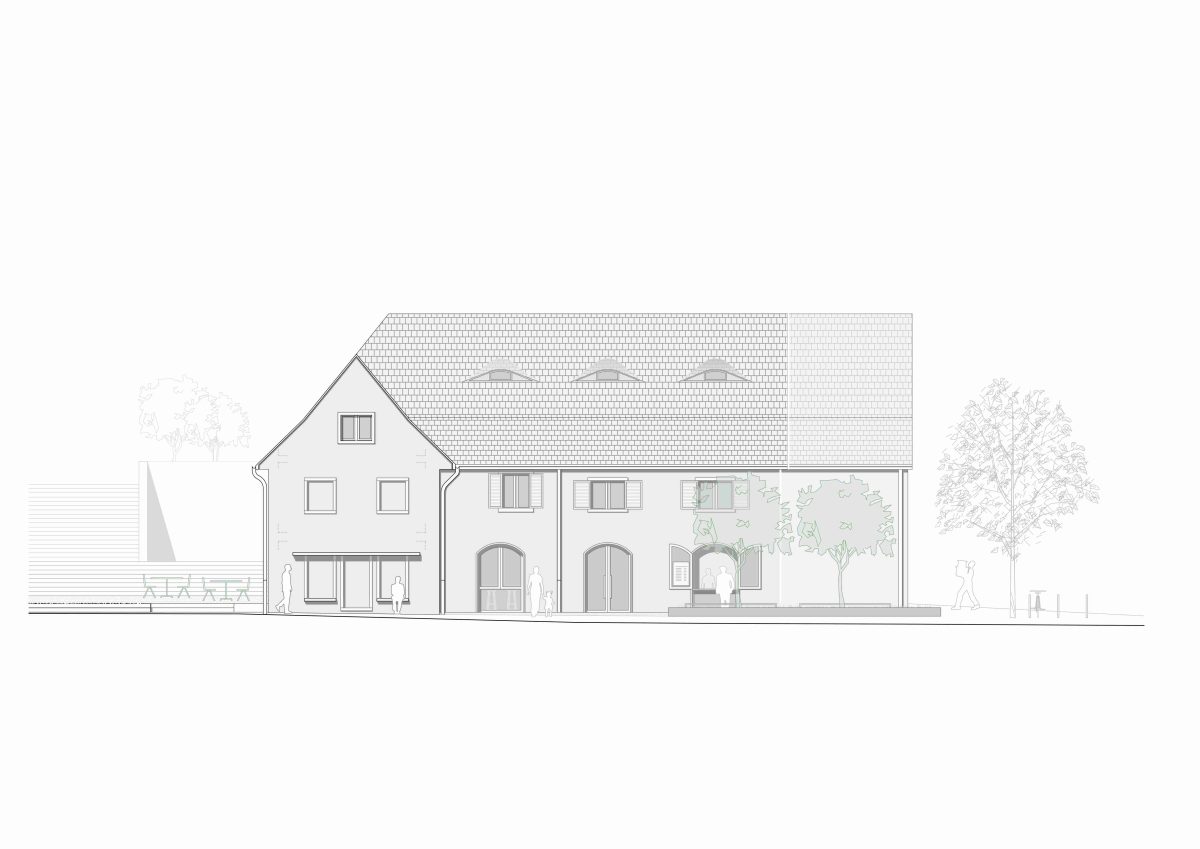 Backes Zarali Architekten, Ideenstudie Däge-Lädeli, Oberwil