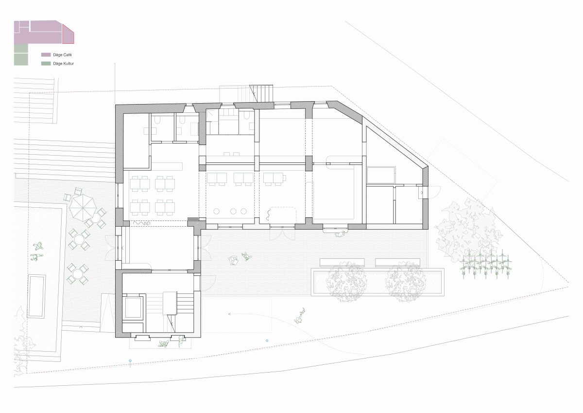 Backes Zarali Architekten, Ideenstudie Däge-Lädeli, Oberwil
