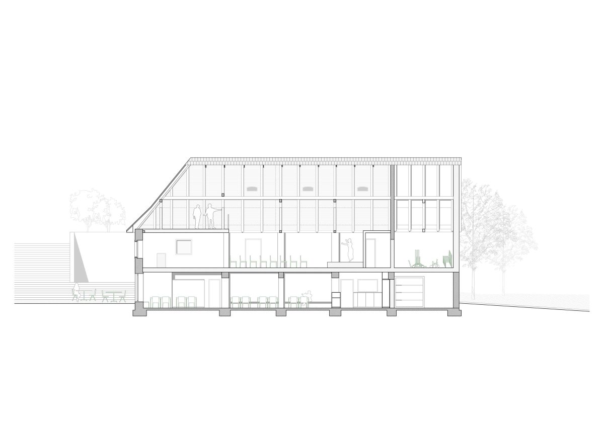 Backes Zarali Architekten, Ideenstudie Däge-Lädeli, Oberwil