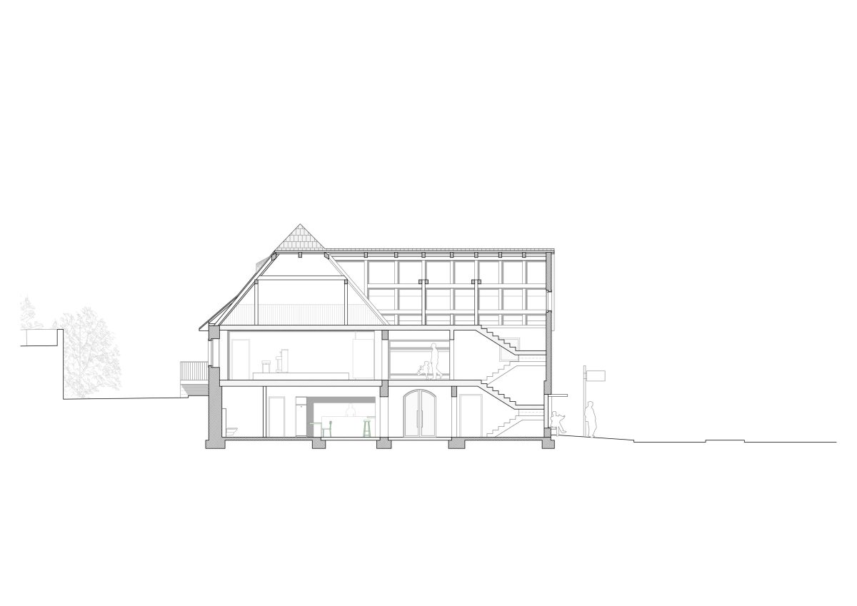 Backes Zarali Architekten, Ideenstudie Däge-Lädeli, Oberwil