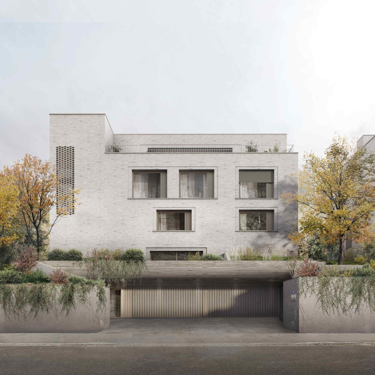 Backes Zarali Architekten, Wohnhäuser Rütiring, Riehen
