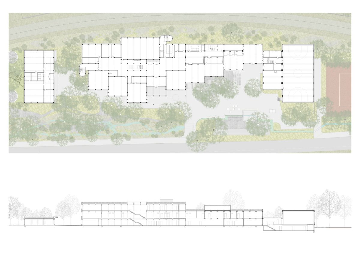 Backes Zarali Architekten, Schule Meiherhof, Baden