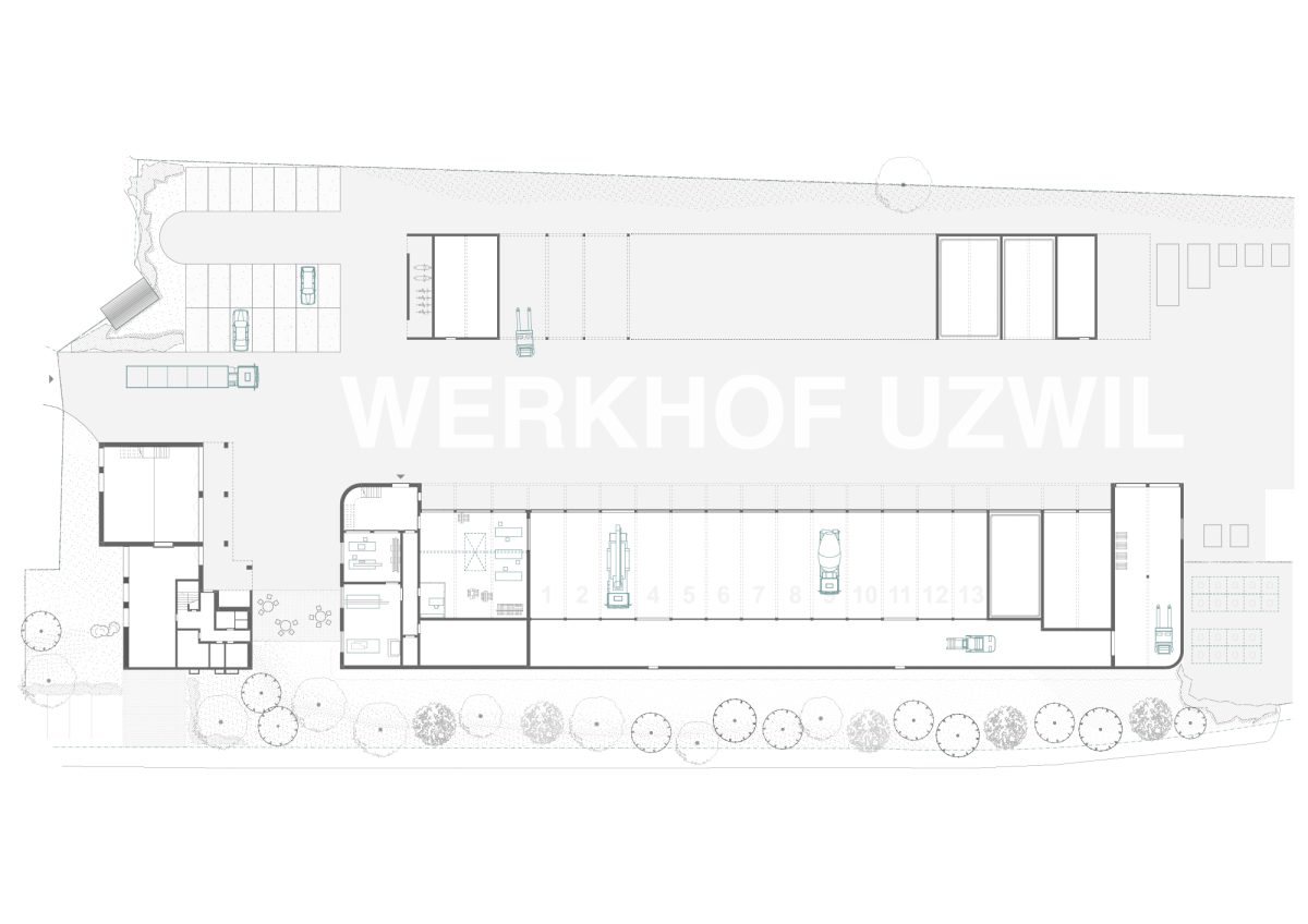 Backes Zarali Architekten, Werkhof, Uzwil